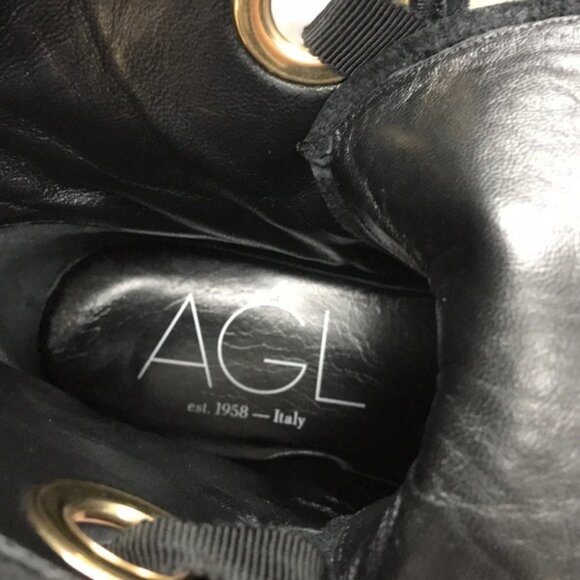 AGL Studded Combat Boot - Picture 8 of 11